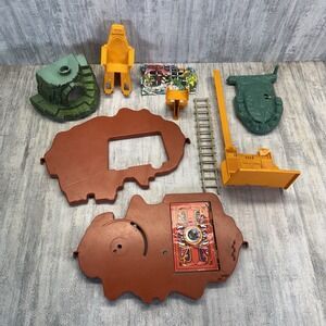 MOTU Vintage Castle  Grayskull Parts Flag Pole, Door, Ladder, Throne, Lift Etc